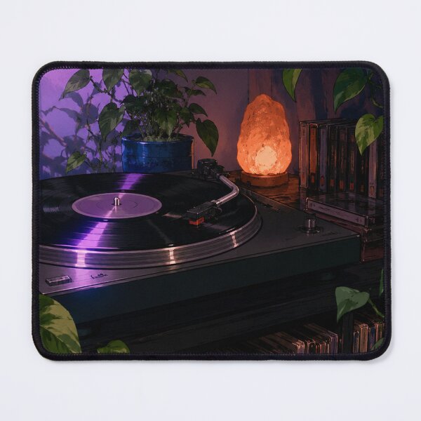 Item preview, Purple Lofi: Plum Vinyl Room designed and sold by bapupa.