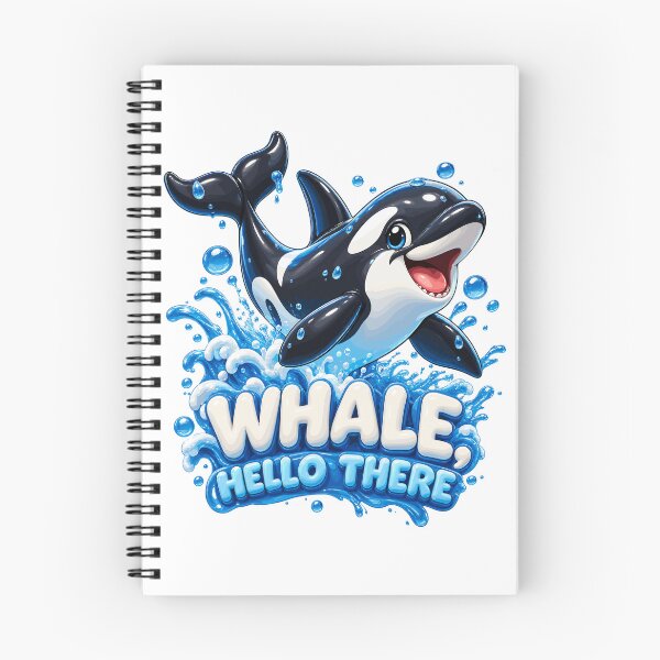 Item preview, Whale Hello There 3D Orca Balloon Funny Killer Whale Pun  designed and sold by ZIGLWORKS.