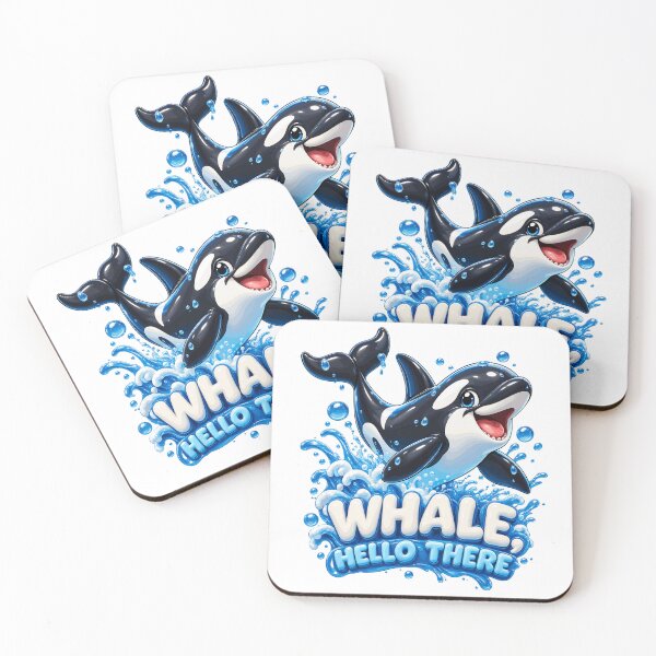 Item preview, Whale Hello There 3D Orca Balloon Funny Killer Whale Pun  designed and sold by ZIGLWORKS.