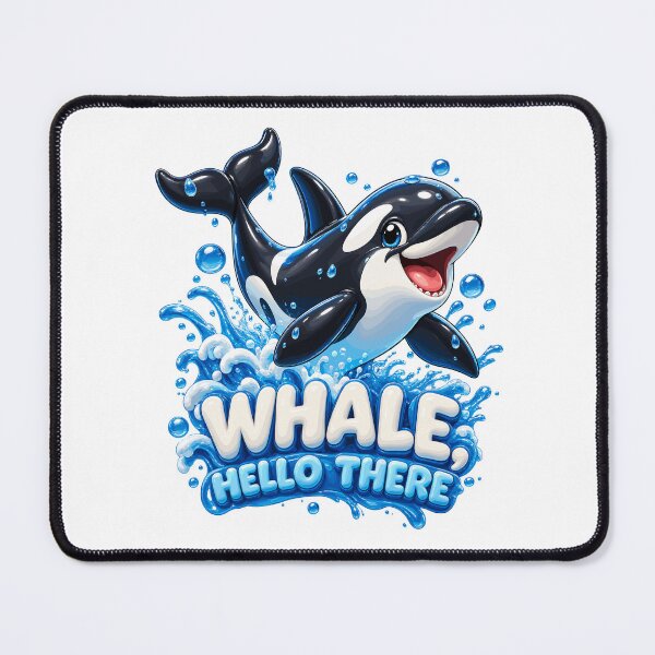 Item preview, Whale Hello There 3D Orca Balloon Funny Killer Whale Pun designed and sold by ZIGLWORKS.