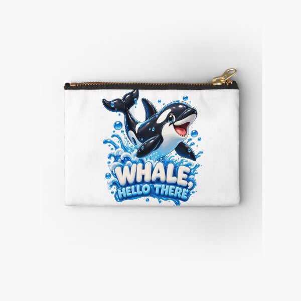Item preview, Whale Hello There 3D Orca Balloon Funny Killer Whale Pun  designed and sold by ZIGLWORKS.