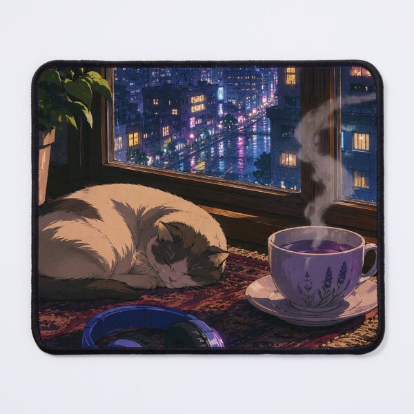 Item preview, Purple Lofi: Violet Window Nook designed and sold by bapupa.