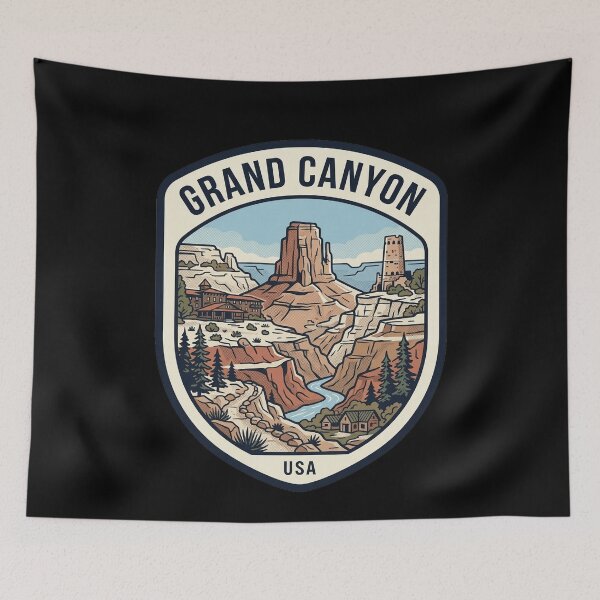 Item preview, Grand Canyon National Park Arizona Vintage Travel Badge designed and sold by k3rstman1.