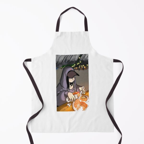 Item preview, Casual Character Eating at Beach Night designed and sold by Catsi-Nook-Art.