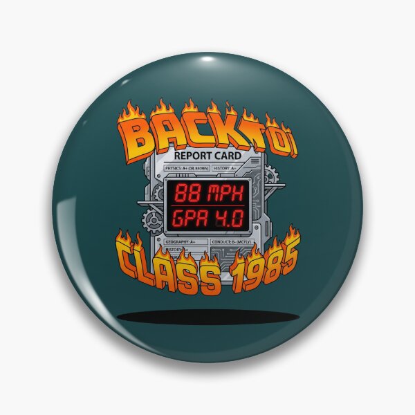Item preview, Back To Class 1985 Report Card 88 MPH GPA 4.0 designed and sold by Rare By Hero.