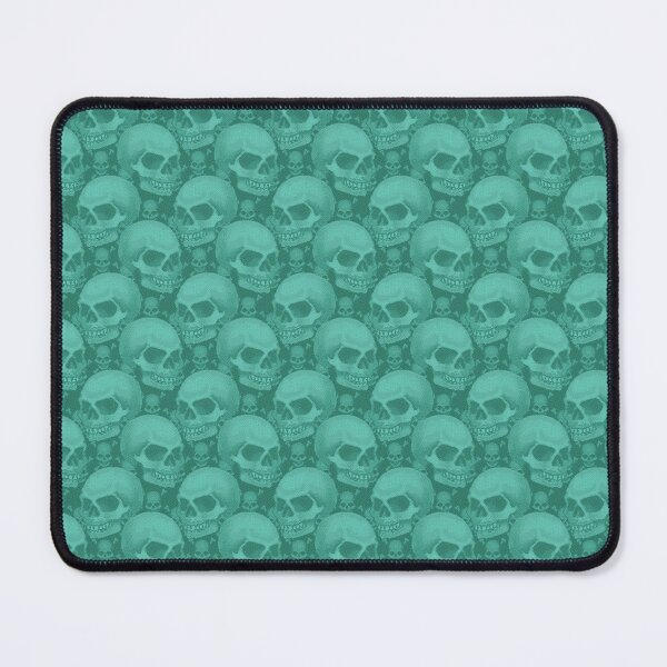 Item preview, Grinning Teal Skulls Lurking in the Catacombs Under Paris designed and sold by christylh.
