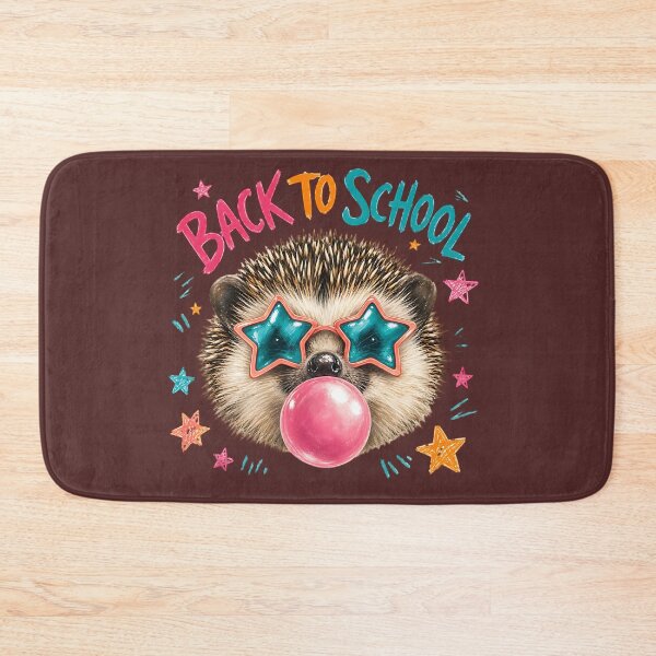 Item preview, Back to School Hedgehog Bubble Gum Star Glasses  designed and sold by MOCH- ART.