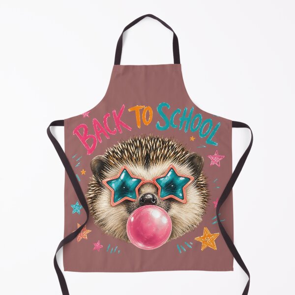 Item preview, Back to School Hedgehog Bubble Gum Star Glasses  designed and sold by MOCH- ART.
