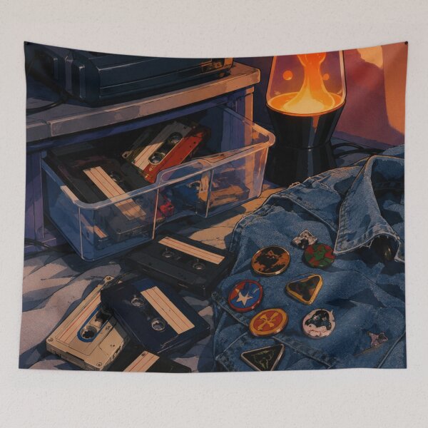 Item preview, Retro Lofi: Cassette Tape Sanctuary designed and sold by bapupa.