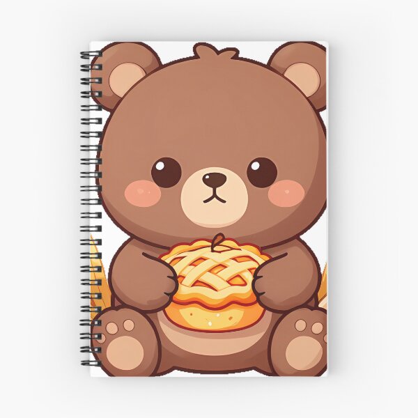 Item preview, Bear Cub with Apple Pie designed and sold by pumsquare.