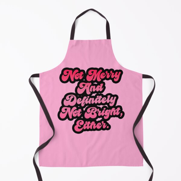 Item preview, Not Merry & Bright Funny Anti-Christmas Gradient Text designed and sold by CamilasPrints.