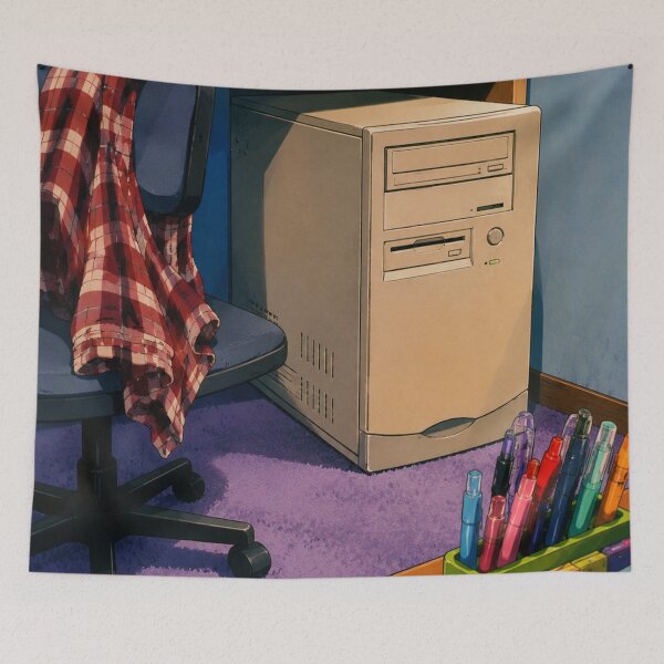 Item preview, Retro Lofi: Floppy Disk Workspace designed and sold by bapupa.