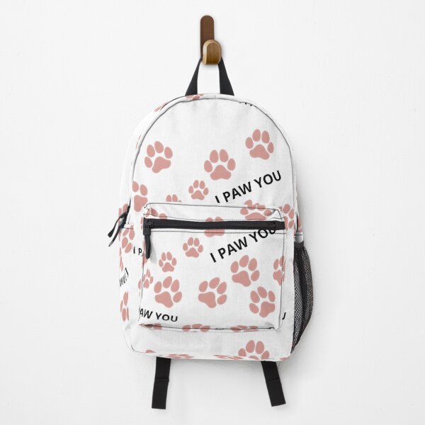 Item preview,  I Paw You Cute Pink Paw Print Pattern designed and sold by Kaaf's Mart.