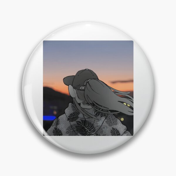 Item preview, Windblown Hair at Sunset in Graphic Style designed and sold by Catsi-Nook-Art.