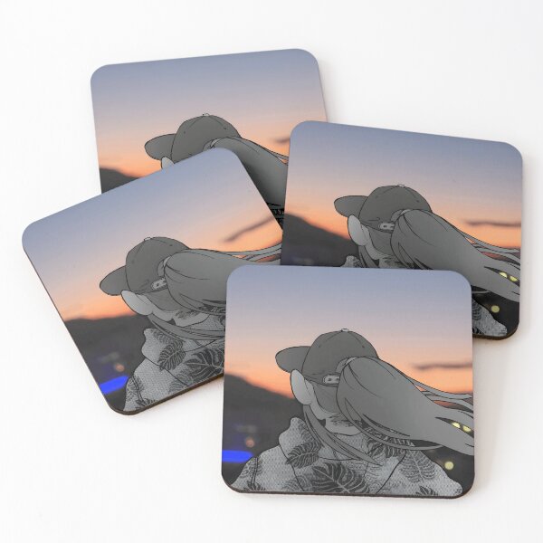 Item preview, Windblown Hair at Sunset in Graphic Style designed and sold by Catsi-Nook-Art.