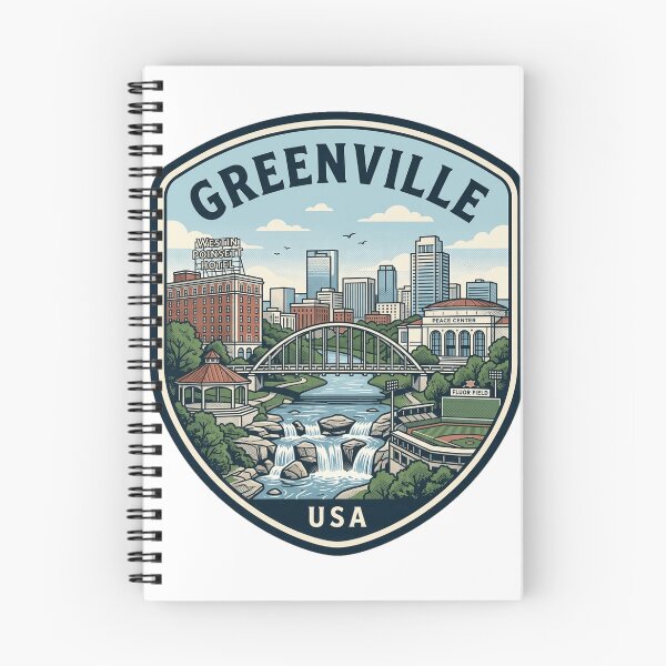 Item preview, Greenville South Carolina Falls Park Skyline Souvenir designed and sold by k3rstman1.