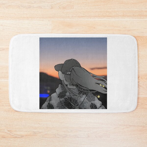 Item preview, Windblown Hair at Sunset in Graphic Style designed and sold by Catsi-Nook-Art.