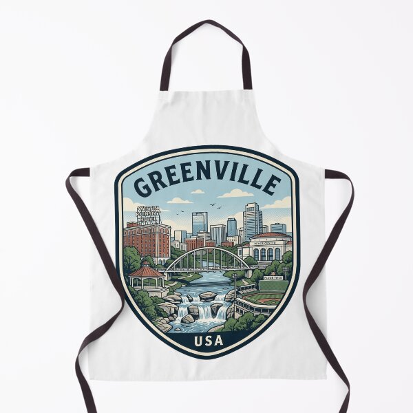 Item preview, Greenville South Carolina Falls Park Skyline Souvenir designed and sold by k3rstman1.