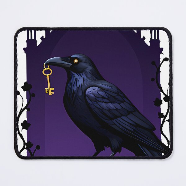 Item preview, Raven on Gate Finial designed and sold by IllumeInk.