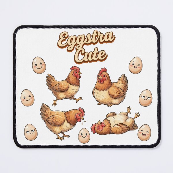 Item preview, Eggstra Cute – Cute Chicken & 7 Eggs Farmhouse Design designed and sold by Cartoon art with a purpose ❤️ Supporting Althea’s friends .