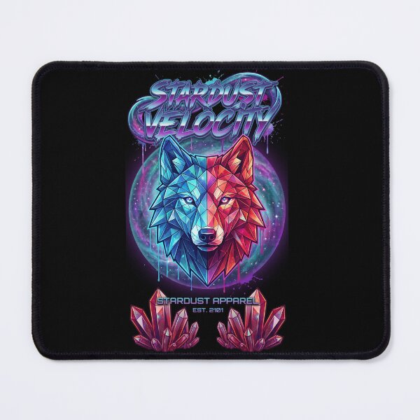 Item preview, Cyberpunk Synthwave Geometric Wolf designed and sold by RyxDesign.