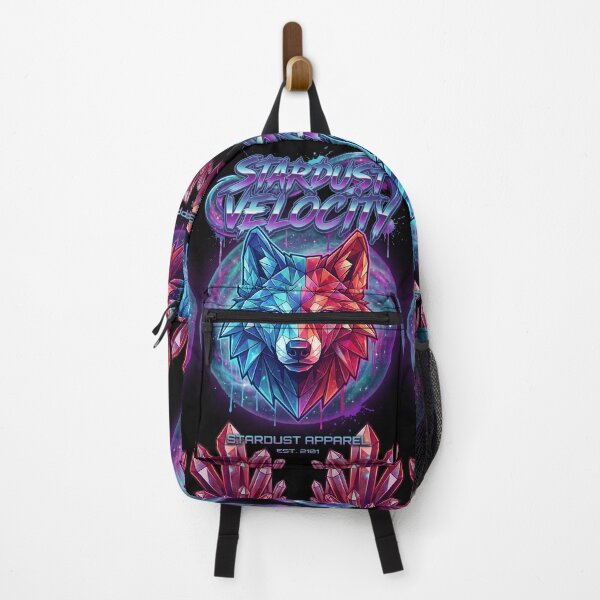 Item preview, Cyberpunk Synthwave Geometric Wolf designed and sold by RyxDesign.
