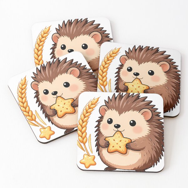 Item preview, Hedgehog with Shortbread designed and sold by pumsquare.