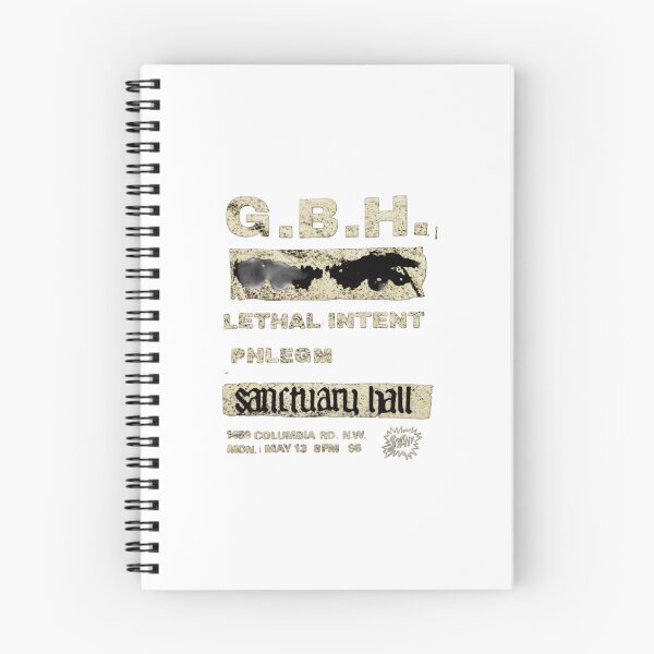 Item preview, The Retro GBH Lethal Intent Phlegm flyer Black Only  designed and sold by aytouna.