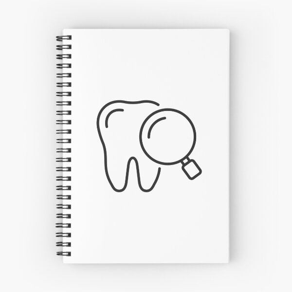 Item preview, Dental Tooth Magnifying Glass Line Icon designed and sold by VectorForge Studio.