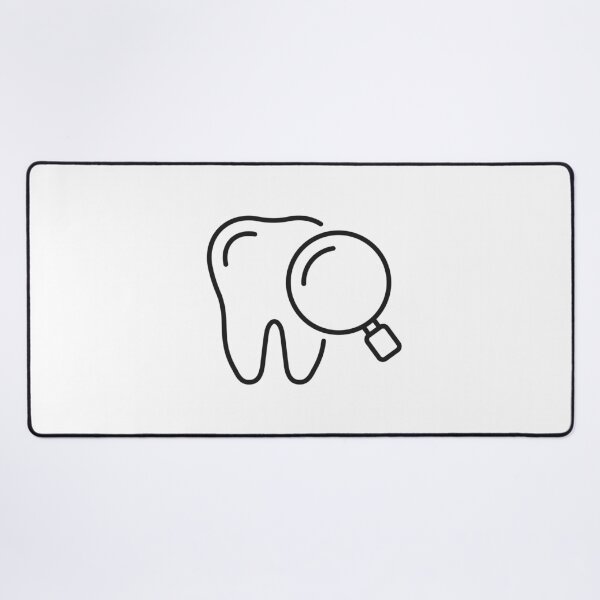Item preview, Dental Tooth Magnifying Glass Line Icon designed and sold by VectorForge Studio.