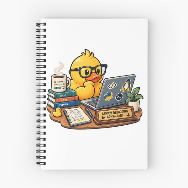 Item preview, Senior Debugging Consultant – Rubber Duck Debugging designed and sold by ChicClicker.