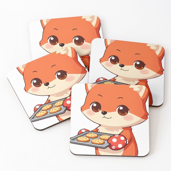 Item preview, Fox with Oven Mitts designed and sold by pumsquare.