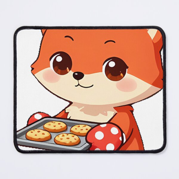 Item preview, Fox with Oven Mitts designed and sold by pumsquare.