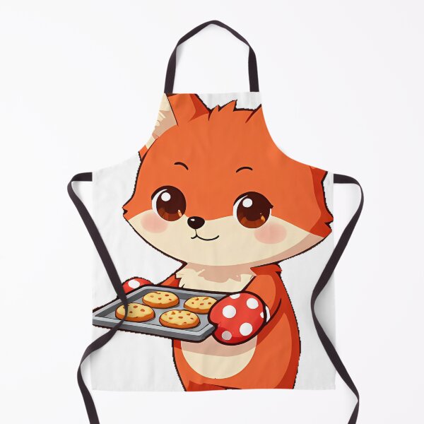Item preview, Fox with Oven Mitts designed and sold by pumsquare.