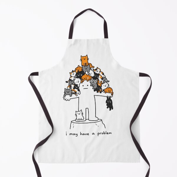 Item preview, I May Have a Problem Funny Cat Meme designed and sold by MonkiFlipp.