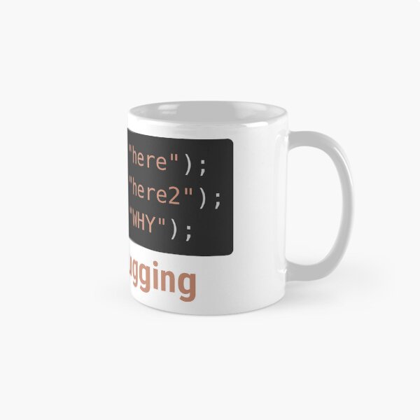 Item preview, Real Debugging Console.log Funny Programmer T-Shirt Coding Humor Gift designed and sold by Sekla-Studio.