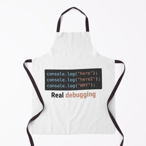 Item preview, Real Debugging Console.log Funny Programmer T-Shirt Coding Humor Gift designed and sold by Sekla-Studio.