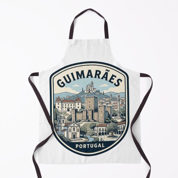 Item preview, Guimarães Portugal Vintage Travel Badge Illustration designed and sold by k3rstman1.