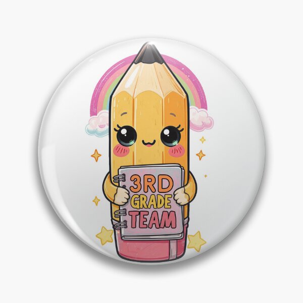 Item preview, 3rd Grade Team Cute Kawaii Pencil Back To School designed and sold by BellabdO.