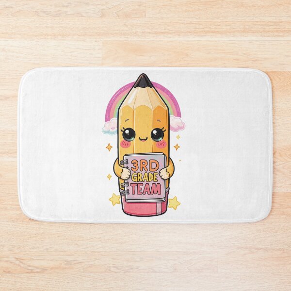 Item preview, 3rd Grade Team Cute Kawaii Pencil Back To School designed and sold by BellabdO.