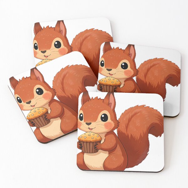 Item preview, Squirrel with Acorn Muffin designed and sold by pumsquare.