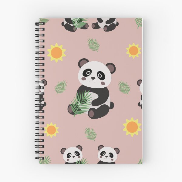 Item preview, Cute Panda Bear Pattern Tropical Leaves and Sun designed and sold by ElenMart.