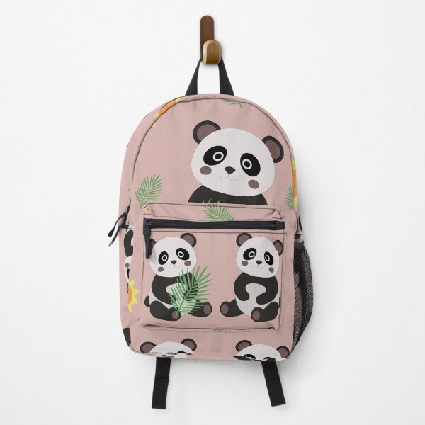 Item preview, Cute Panda Bear Pattern Tropical Leaves and Sun designed and sold by ElenMart.