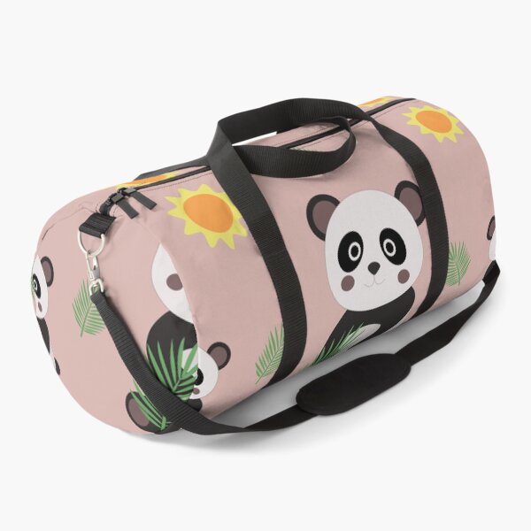 Item preview, Cute Panda Bear Pattern Tropical Leaves and Sun designed and sold by ElenMart.