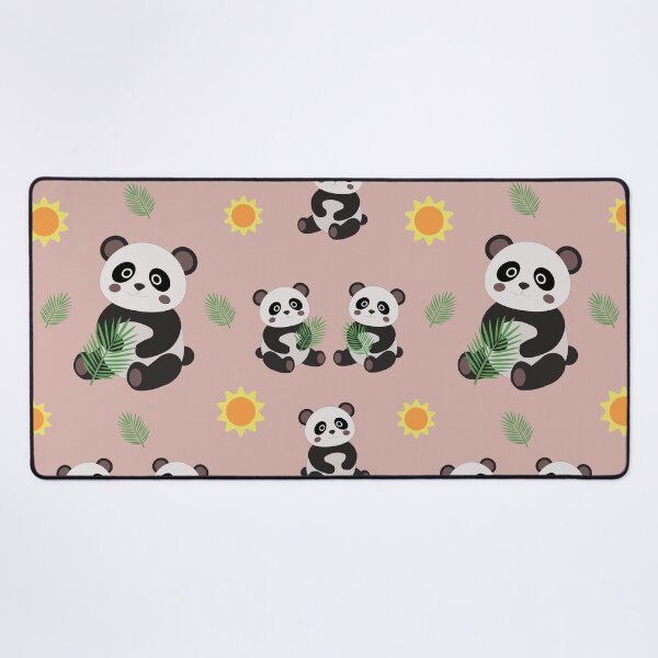 Item preview, Cute Panda Bear Pattern Tropical Leaves and Sun designed and sold by ElenMart.