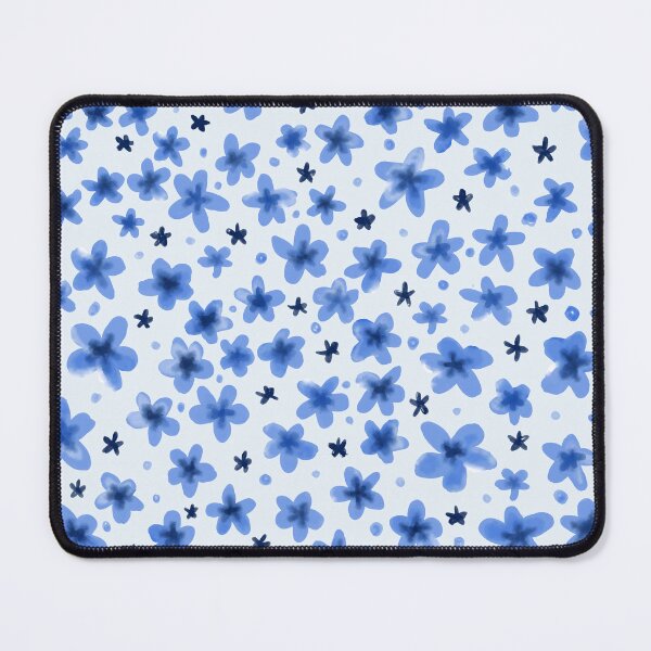 Item preview, Blue Watercolor Wildflower Pattern designed and sold by JulesGoyco.