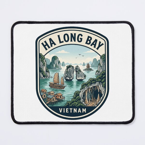 Item preview, Ha Long Bay Vietnam Vintage Travel Badge designed and sold by k3rstman1.