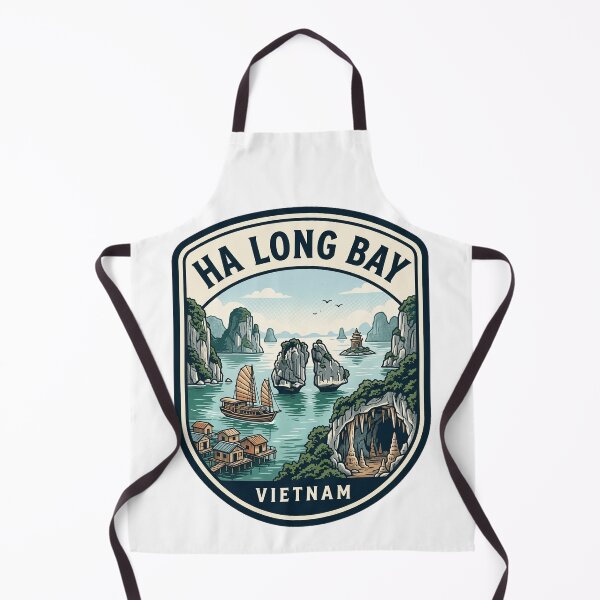 Item preview, Ha Long Bay Vietnam Vintage Travel Badge designed and sold by k3rstman1.