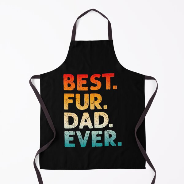 Item preview, Best Fur Dad Ever Retro Distressed Text designed and sold by OlyvieArt.