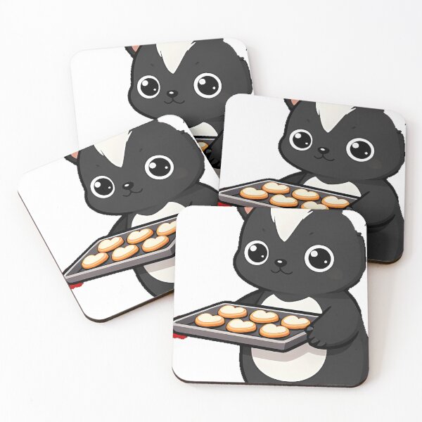 Item preview, Skunk with Cookie Tray designed and sold by pumsquare.
